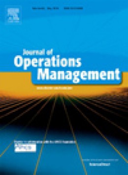 Journal Of Operations Management