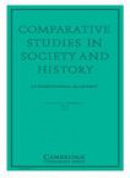 Comparative Studies In Society And History