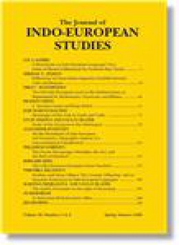 Journal Of Indo-european Studies