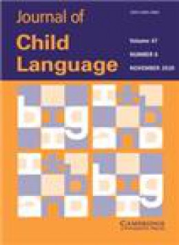 Journal Of Child Language